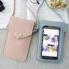 Women PU Leather Crossbody Handbags Mobile Phone Shoulder Bags