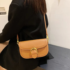 Women PU Leather High Messenger Bags Retro Shoulder Bags