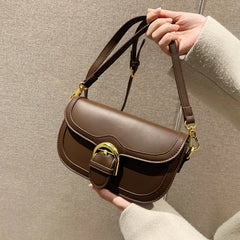 Women PU Leather High Messenger Bags Retro Shoulder Bags