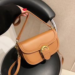 Women PU Leather High Messenger Bags Retro Shoulder Bags