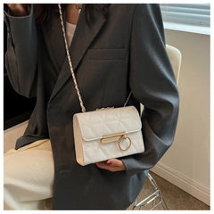 Casual Shoulder Bag with Chain Strap for Women