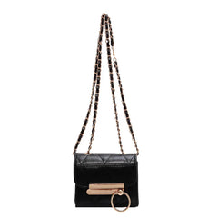 Casual Shoulder Bag with Chain Strap for Women