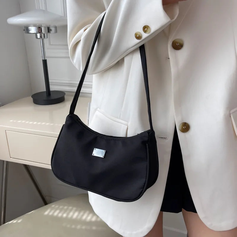 Nylon Mini Shoulder Bag Retro Ladies Handbag
