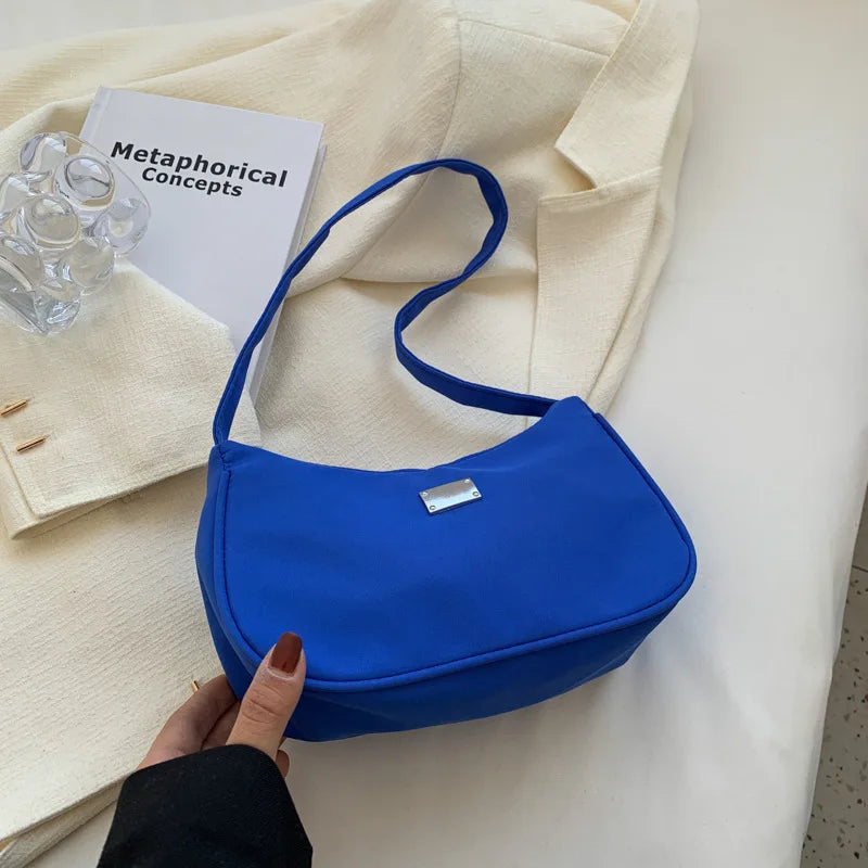 Nylon Mini Shoulder Bag Retro Ladies Handbag