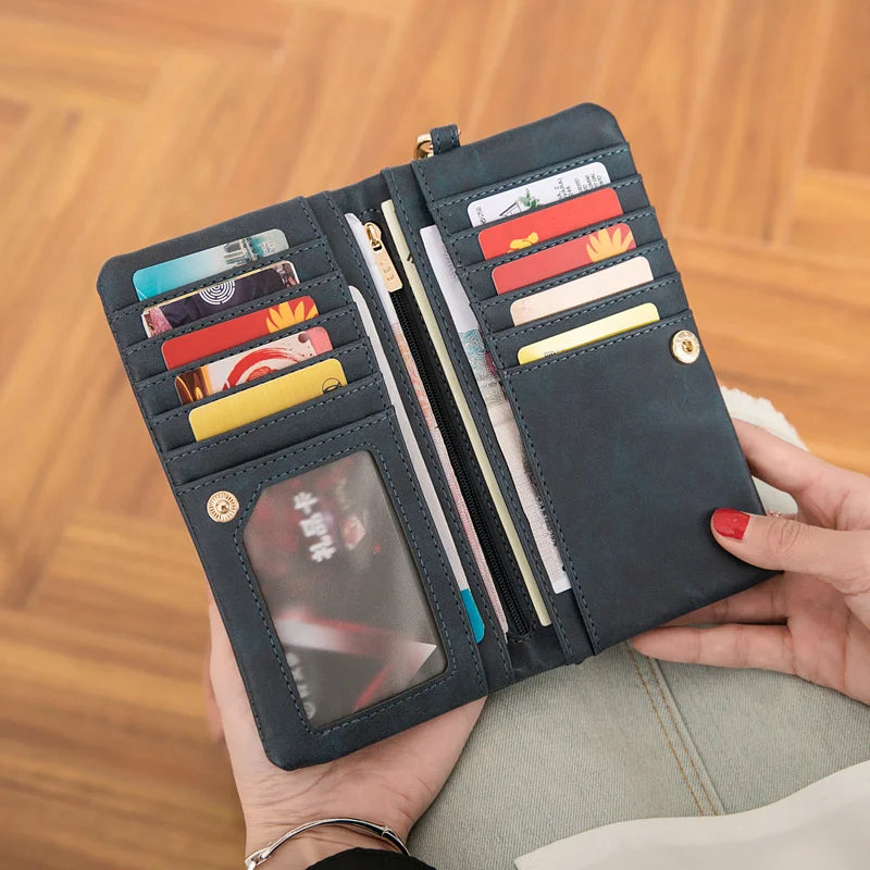 Women Multi-function Long Wallet Large Capacity Women's Handbag