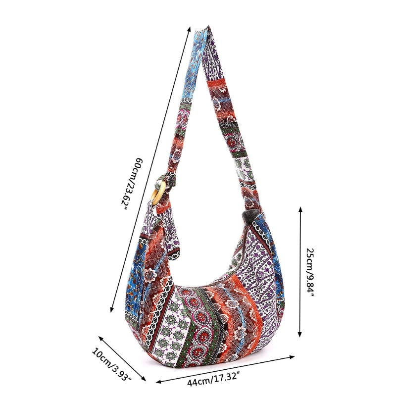 Vintage Ethnic Shoulder Bag Crossbody Boho Hippie Tote Messenger Bags