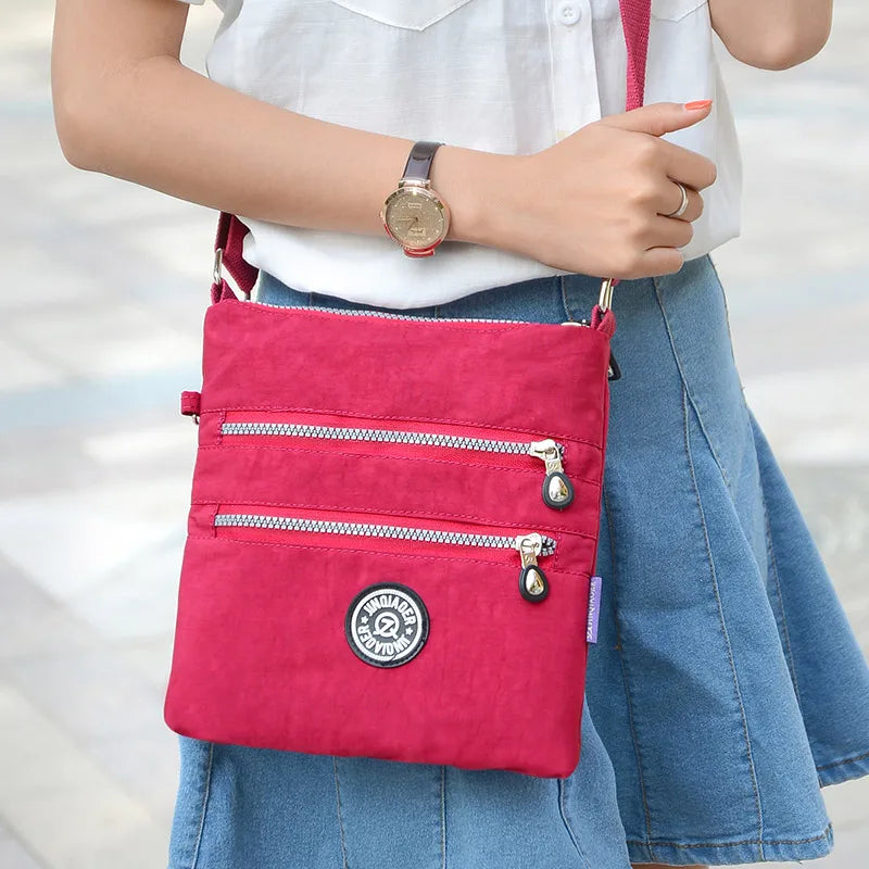 Women Nylon Shoulder Bag Light Waterproof Travel Bag