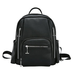 Women's Large PU Leather Travel Backpack Handbag Schoolbag for Girls