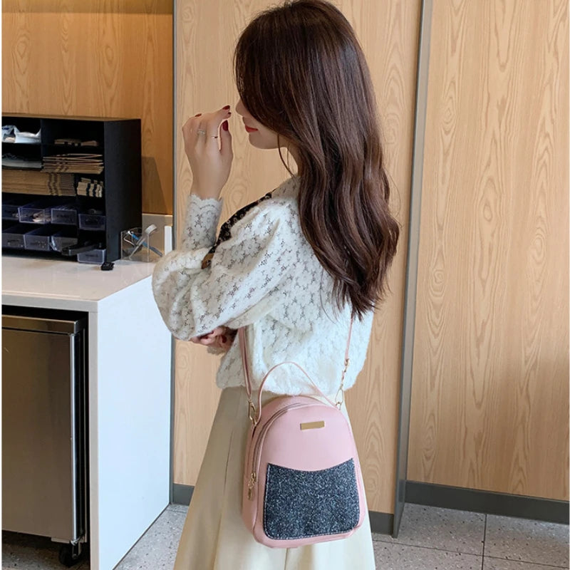 Women's Small Backpack Starry Sky One Shoulder Bag