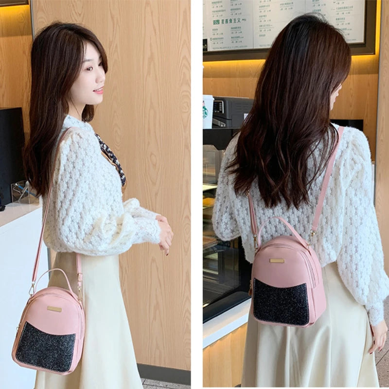 Women's Small Backpack Starry Sky One Shoulder Bag
