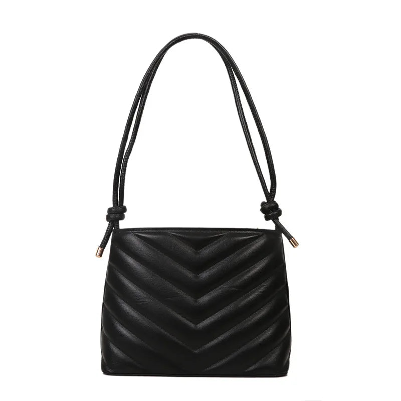 French Retro Niche Single Shoulder Bag Light Texture Underarm Handbag