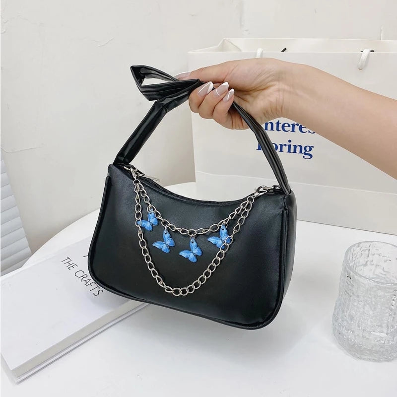 Retro Ladies Shoulder Bag PU Female Handbag