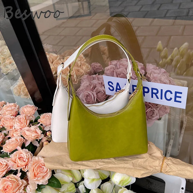 Spring Green Top Shoulder Bag Satchels Small Bags