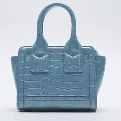 Crocodile Pattern Mini Shoulder Bag