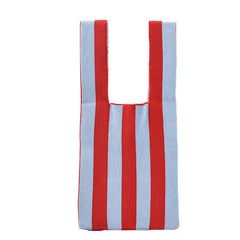 Women's Striped Shoulder Bag Large Capacity Luxury Handbag
