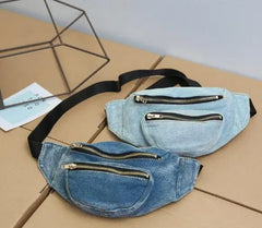 Women's Casual Shoulder Bag Slung Jeans Chest Bag