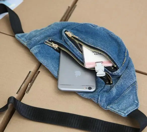 Women's Casual Shoulder Bag Slung Jeans Chest Bag
