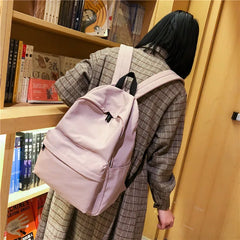 Women's Casual Nylon Backpack School Bags for Teenagers Travel