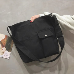 Canvas Crossbody Shoulder Bag Women's Casual Tote Large Capacity