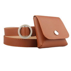 Women's PU Leather Fanny Pack Hip Purse Key Wallet