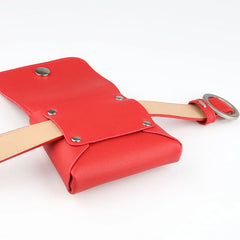 Women's PU Leather Fanny Pack Hip Purse Key Wallet