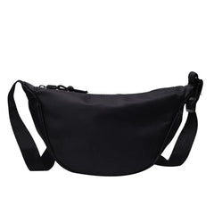 Women's Leather Handbags Solid Canvas Shoulder Chest Bag Purse