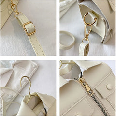 Women's Funny Clothes Shoulder Bag PU Leather Messenger Bag
