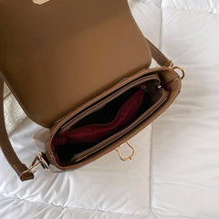 Large Capacity Women's Shoulder Bag PU Leather Clutch Handbag