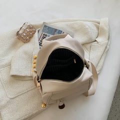Women's Leather Small Backpack Soft Leather Women's Shopping Travel Small PU Bac