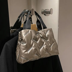 Women's Portable Underarm Bag Oxford Fabric Shoulder Bag