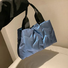 Women's Portable Underarm Bag Oxford Fabric Shoulder Bag