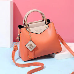 Women's Shoulder Bag Casual Handbag Zipper Messenger Bag Pu Leather