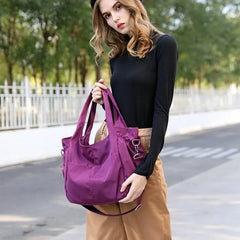 Large Capacity Women's Shoulder Bag High Nylon Tote Crossbody