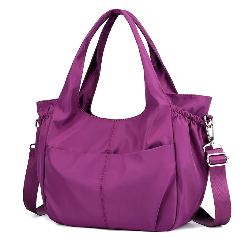 Large Capacity Women's Shoulder Bag High Nylon Tote Crossbody