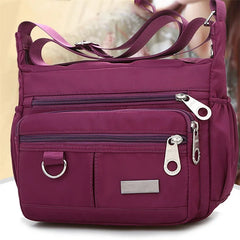 Women's Waterproof Nylon Messenger Bag Casual Shoulder Handbag