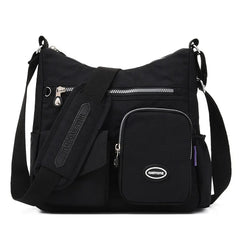 Women's Nylon CrossBody Bag Large Capacity Travel Handbag