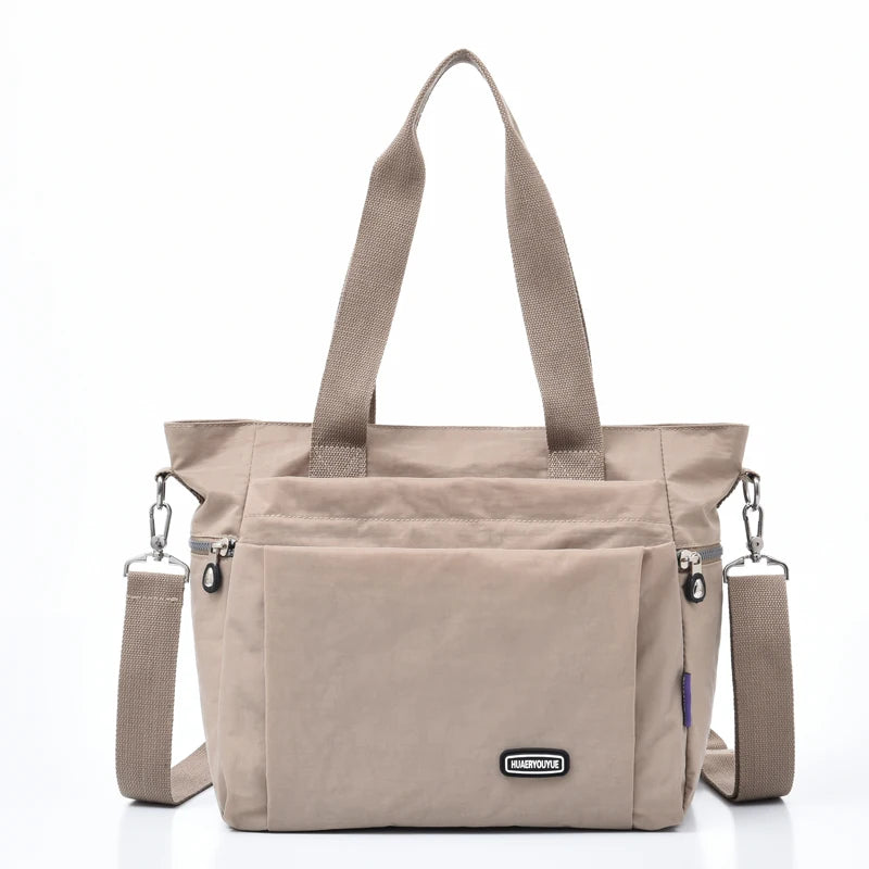 Women's Shoulder Bag Travel Handbag Large Capacity Nylon Tote CrossBody