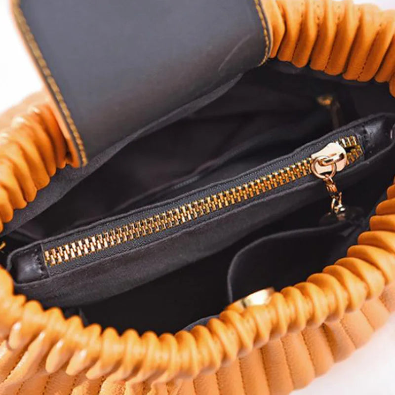 Women's Small Pu Leather Bucket Handbag Crossbody Bag Shoulder Sac Vert