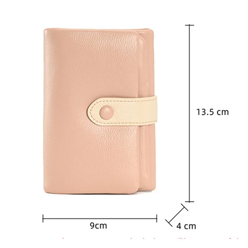 Women's Multifunctional PU Leather Short Wallets