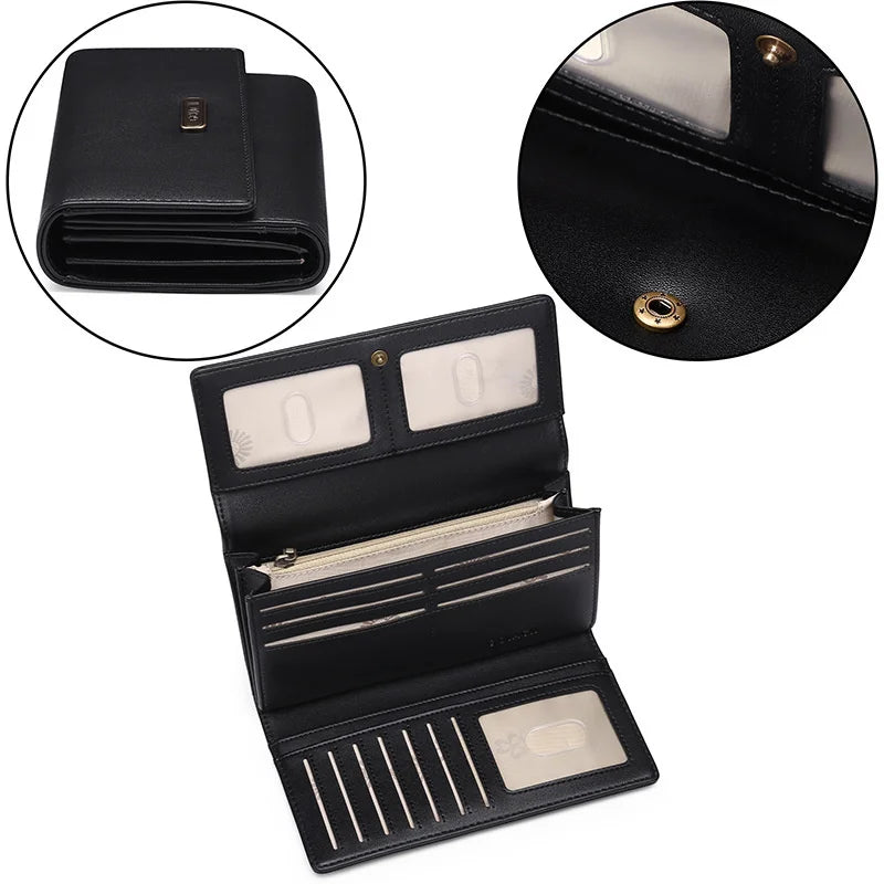 Women's RFID Wallet Large Capacity Long Handbag