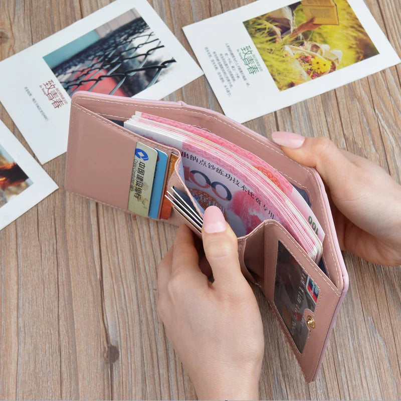 Women's Short Wallet Large Capacity Soft Small Wallet