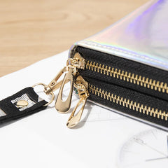 Women's Wallet Wristbands Large Capacity Shine Handbag Female Long Section