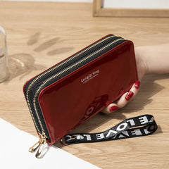 Women's Wallet Wristbands Large Capacity Shine Handbag Female Long Section