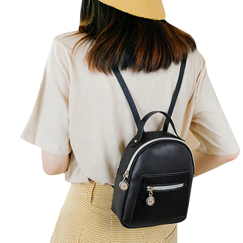 Women's Multi-function Small Backpack Satchel Shoulder Rucksack