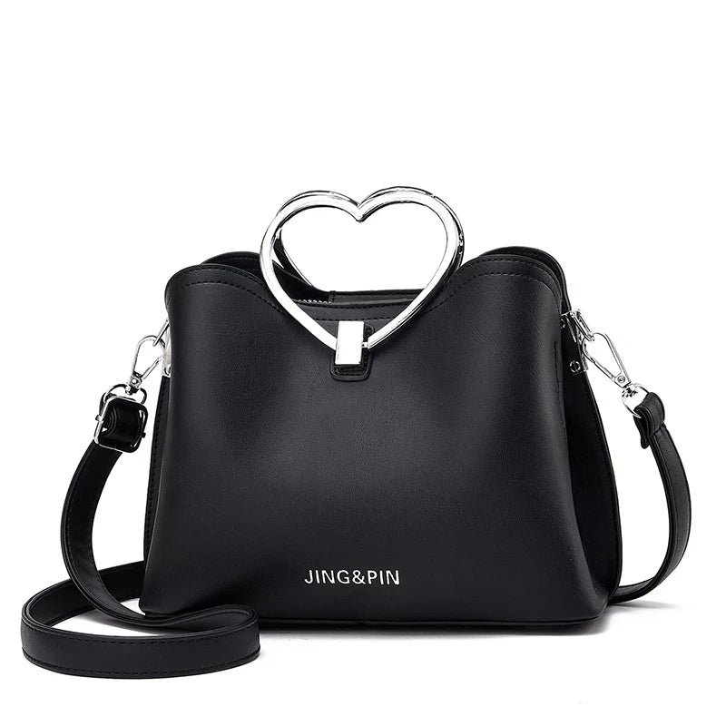 Yellow PU Leather Crossbody Bag Shoulder Travel Handbag Ladies Messenger