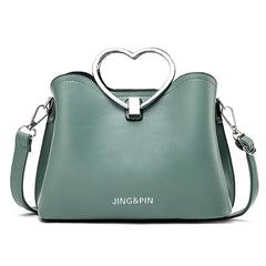 Yellow PU Leather Crossbody Bag Shoulder Travel Handbag Ladies Messenger
