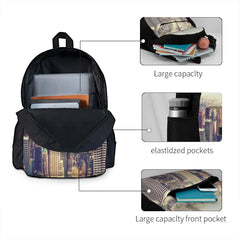 York City Backpack Men's Women's School Rucksack Bag Boy