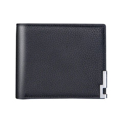 Youth Men Wallet Short Ultra-thin Pu Leather Money Coins Pack Purse