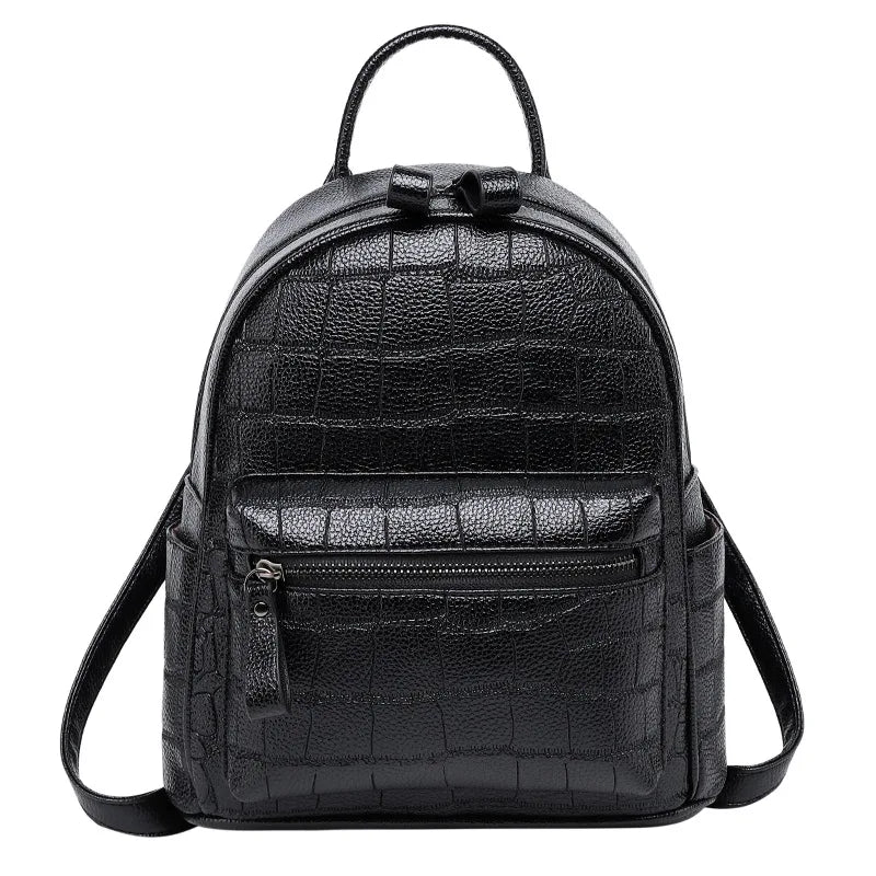 Arrival Crocodile Pattern Women's Bag Embossed Ladies Small Backpack