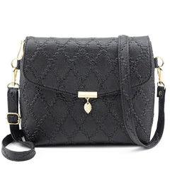 Pink Quilted Messenger Bag for Women